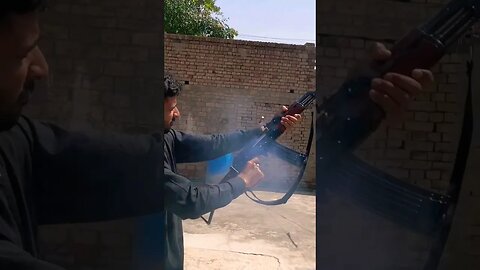 223 Bore Gun Firing in Pakistan#youtubeshorts #223bore #shorts #m416