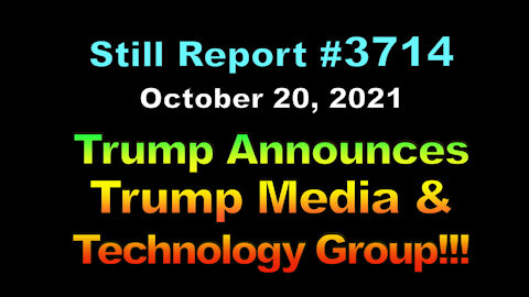 Trump Announces Trump Media & Technology Group, 3714