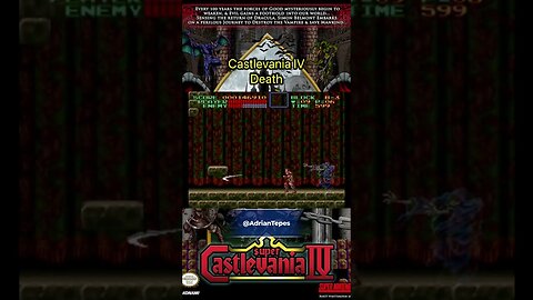 Super Castlevania IV : Death #adriantepes #castlevanianocturne #supercastlevaniaiv