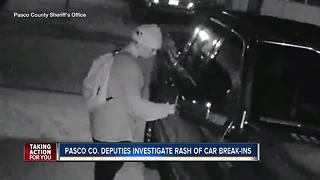 Car burglary spree has Pasco deputies warning people to lock their vehicles