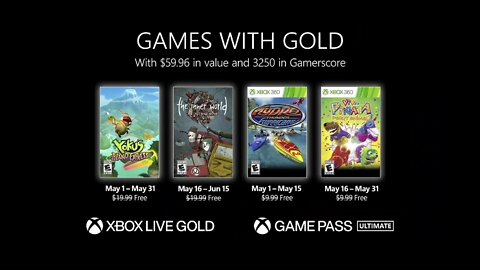 Games With Gold May 2022