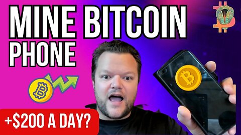 Mine Bitcoin on Iphone: Mine Bitcoin Anywhere! FREE🚀📱