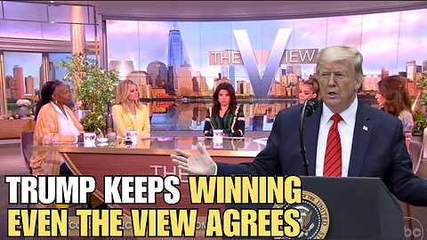 Liberal media MELTS DOWN over trumps huge win over scotus THE VIEW even agrees