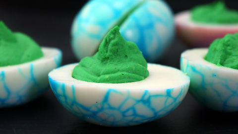 Alien Deviled Eggs