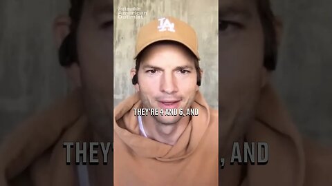 Ashton Kutcher explains why his kids have chores