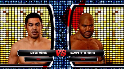 UFC Undisputed 3 Gameplay Rampage Jackson vs Mark Munoz (Pride)