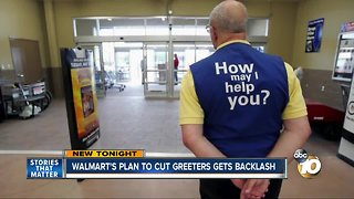 Walmart to say goodbye to greeters