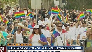 Controversy over St. Pete Parade location