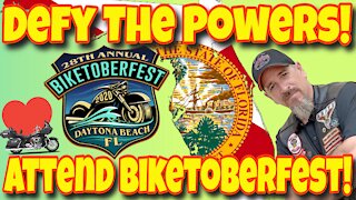 Biketoberfest Is Not cancelled says Daytona Beach Locals