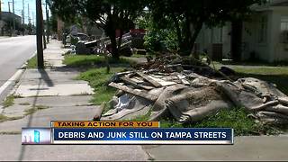 Some Tampa neighborhoods still littered with junk, debris after Hurricane Irma