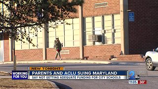 Parents of city students sue Maryland for lack of funding for Baltimore City Schools