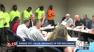 Kansas City liquor ordinance up for discussion