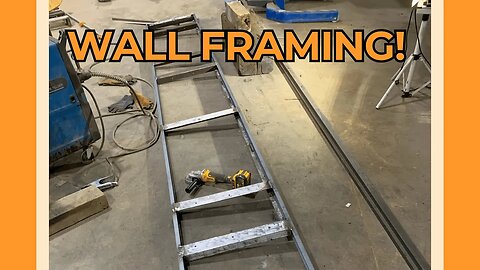 Building Under Bus Storage Bay from Scratch! Part 1 - Wall Framing