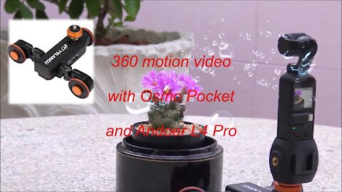 360 motion video with Osmo Pocket and Andoer L4 Pro