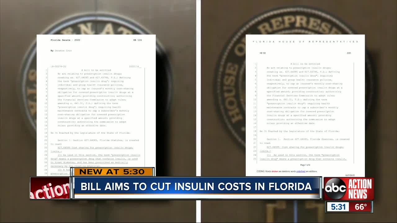 Florida lawmakers push for cap on insulin costs as prices skyrocket