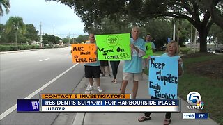 Harbourside Place show of support