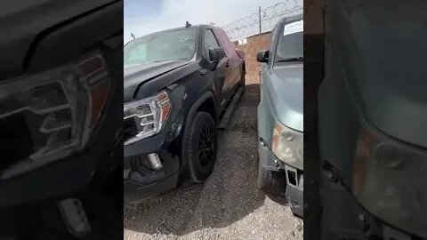 This GMC ￼Sierra is Crazy Cheap! Total Loss For Smell!