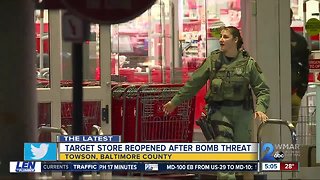 Bomb threat prompts evacuation of Towson Target