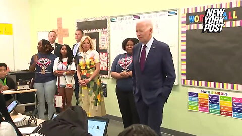 Biden tells kids on first day of school he understands it's hard after 'not doing any work'