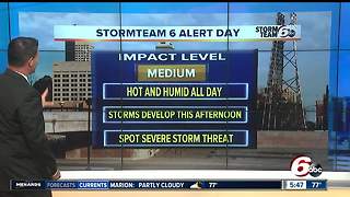 Alert: Another hot day, severe storms possible