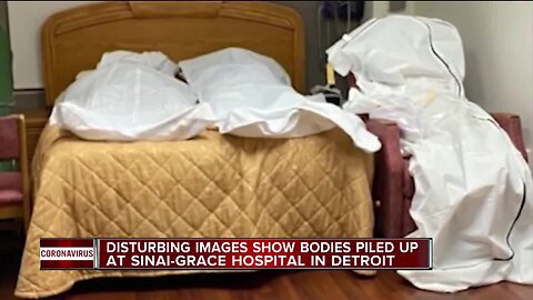 Disturbing images show bodies piled up at Sinai-Grace Hospital in Detroit