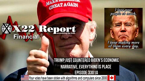 Ep 3301a - Trump Just Countered Biden’s Economic Narrative, Everything Is In Place