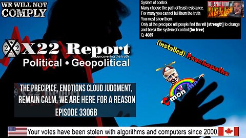 Ep 3306b - The Precipice, Emotions Cloud Judgment, Remain Calm, We Are Here For A Reason