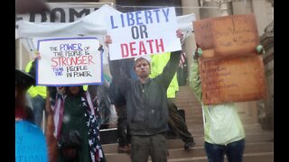 Protesters gather at Michigan Capitol to rally against Whitmer's stay-at-home order