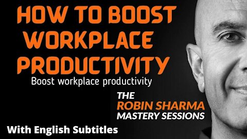 how to boost workplace productivity