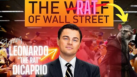 THE "RAT" OF WALL STREET (Staring LEONARDO DICAPRIO) 👀 HOLLYWOOD'S A-LIST RAT!!!