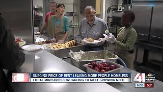 Rising rent leads to rising homeless count in KC