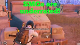 SMGs are underrated!!! - PubG Mobile