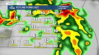 Warming up Thursday with a chance of storms in the evening