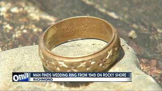 Man finds wedding ring from 1949 on shore in Richmond, CA