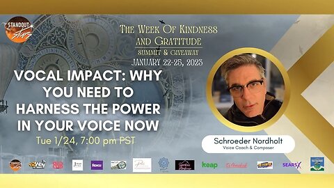 Schroeder Nordholt - Vocal Impact Why You Need To Harness The Power In Your Voice NOW