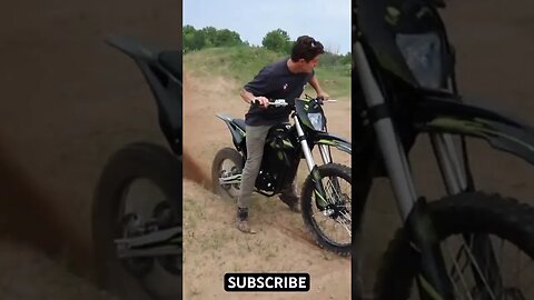 *NEW* CHEAP 85+ MPH Electric Dirt Bike With GEARS #shorts
