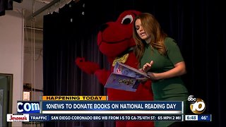 10News donating books to local elementary schools