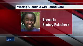 Teen safe and with her family after she went missing on July 1