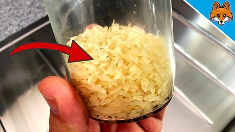 Tip RICE into a GLASS BOTTLE and WATCH WHAT HAPPENS 💥