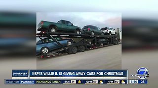 KBPO's Wollie B. giving away cars for Christmas