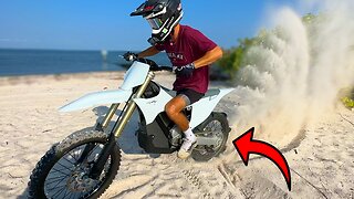 Worlds Fastest E-Bike with Paddle Tire RIPS!!