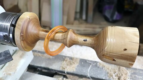 Wood Turning: Goblet + Resin