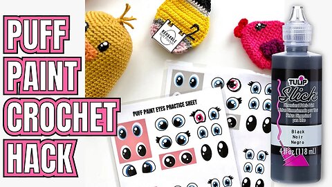 Get Ready To Have Your Mind Blown - Learn How To Elevate Your Crochet With Puff Paint!