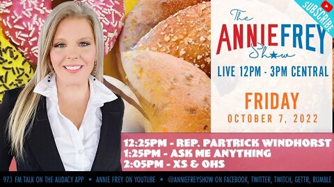 SAFE-T Act, Donuts & Bagels, Ask Me Anything, Xs & Ohs • Annie Frey Show 10/7/22