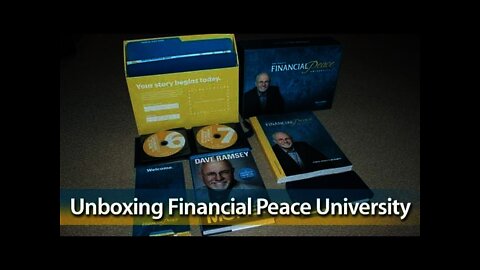 Unboxing Of The New 2012 FPU Study At Home Kit For Financial Peace University