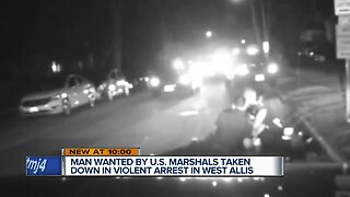 Wanted man caught during violent traffic stop in West Allis