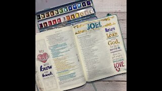 Bible Journaling Joel 2:13
