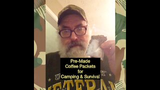 Pre-Made Coffee Packets for Camping and Survival