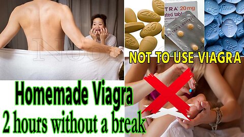 2 hours without a break! Homemade Viagra, A secret that no one will tell you, be a lion in bed again