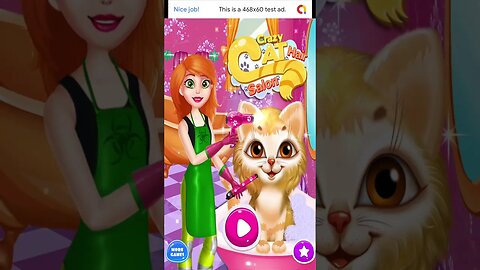 Crazy Cat Hair Salon App Game For Kids